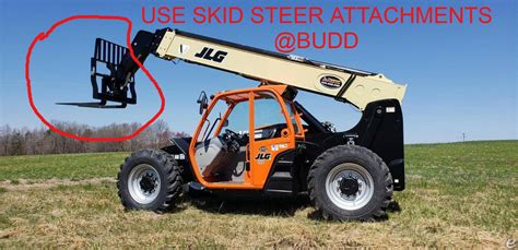 BUDD new JLG Telehandler Skid Steer Adapter G5